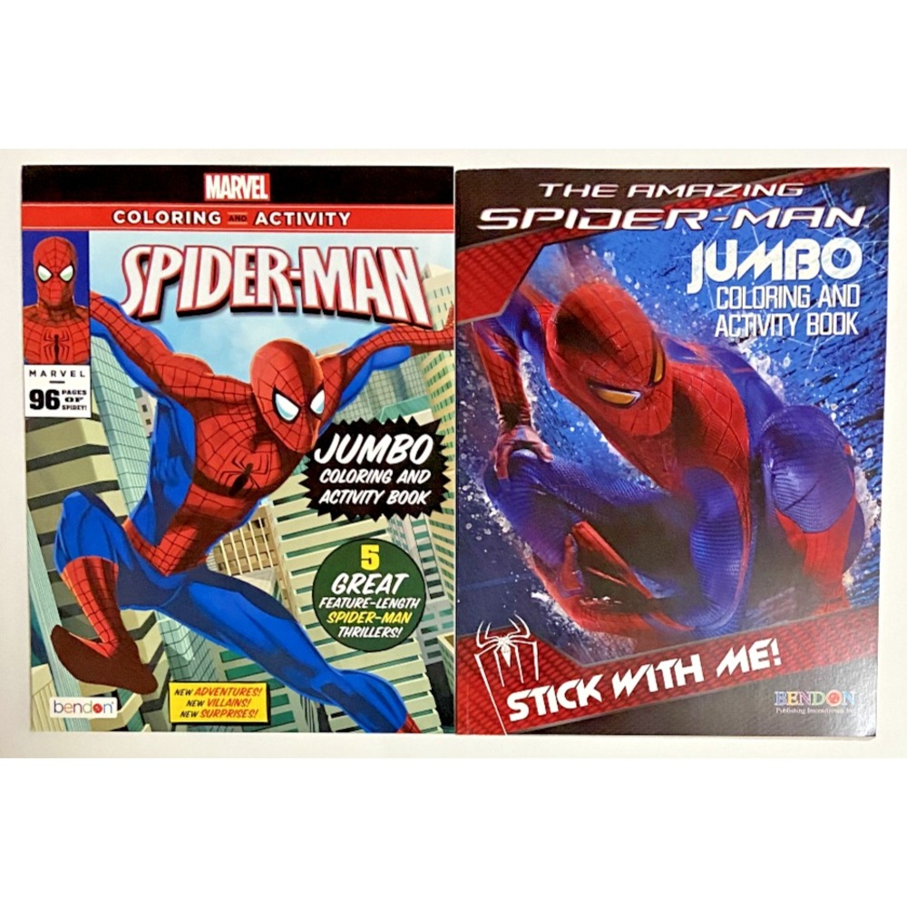 Marvel - SPIDER-MAN - Jumbo Coloring And Activity Books